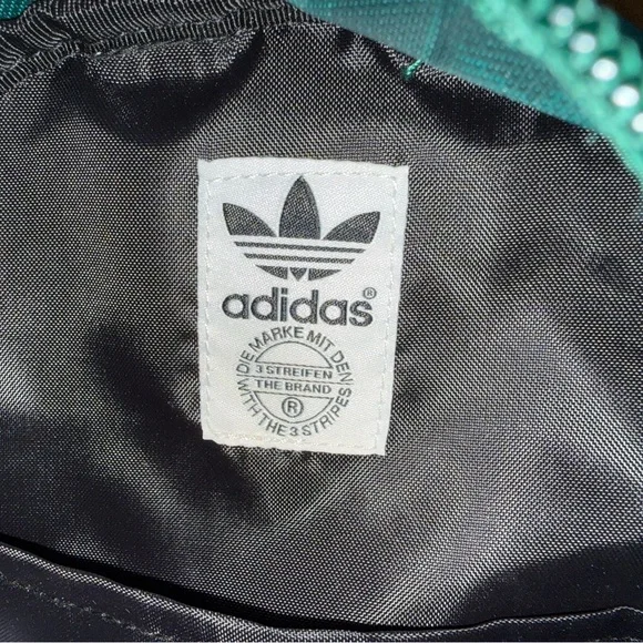 Adidas Originals Trefoil Mini Backpack Green Festival Travel Bag NWOT - Picture 11 of 11